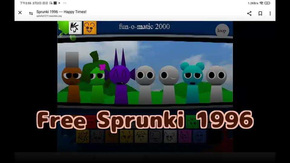 Free Sprunki 1996